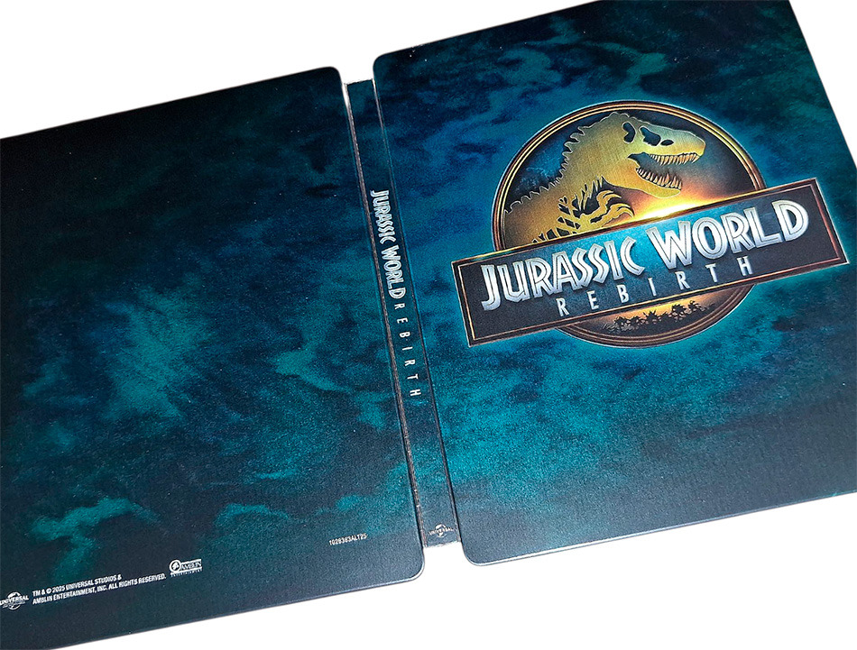 Fotografías del Steelbook Logo de Jurassic World: El Renacer en UHD 4K y Blu-ray 10