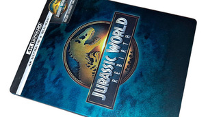 Fotografías del Steelbook de Jurassic World: El Renacer (Logo) en UHD 4K y Blu-ray