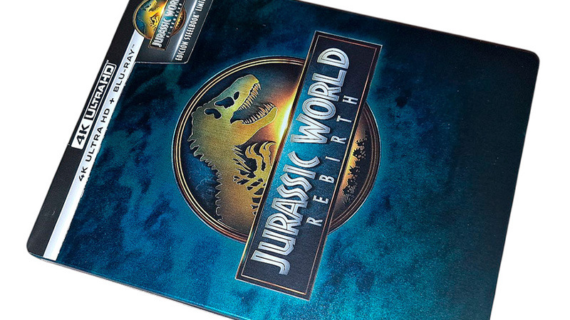 Fotografías del Steelbook de Jurassic World: El Renacer (Logo) en UHD 4K y Blu-ray
