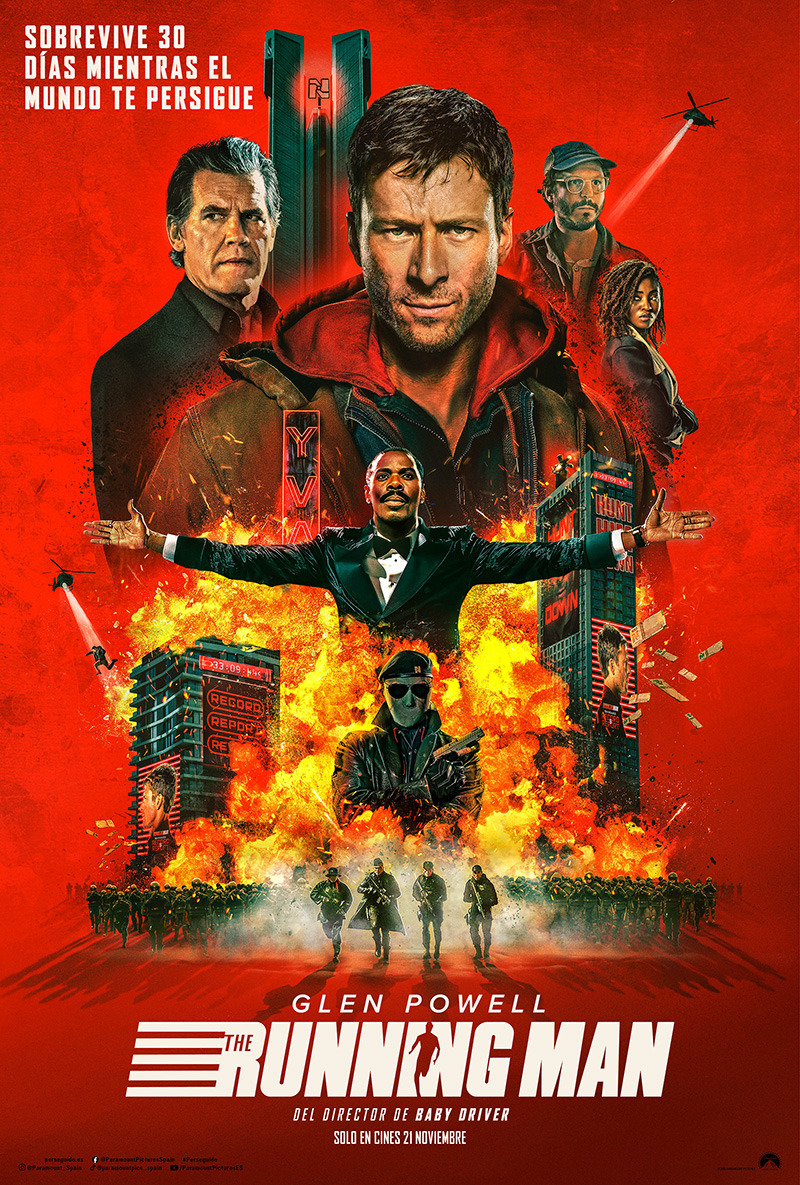 Nuevo tráiler de The Running Man, con Glen Powell