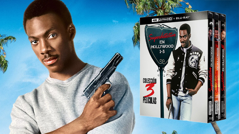 Un pack con la Trilogía de Superdetective en Hollywood en UHD 4K