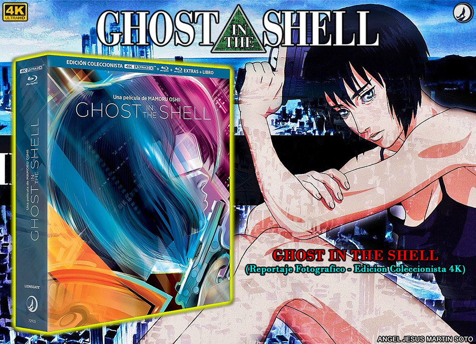 Fotografías de la edición coleccionista de Ghost in the Shell en UHD 4K y Blu-ray 1