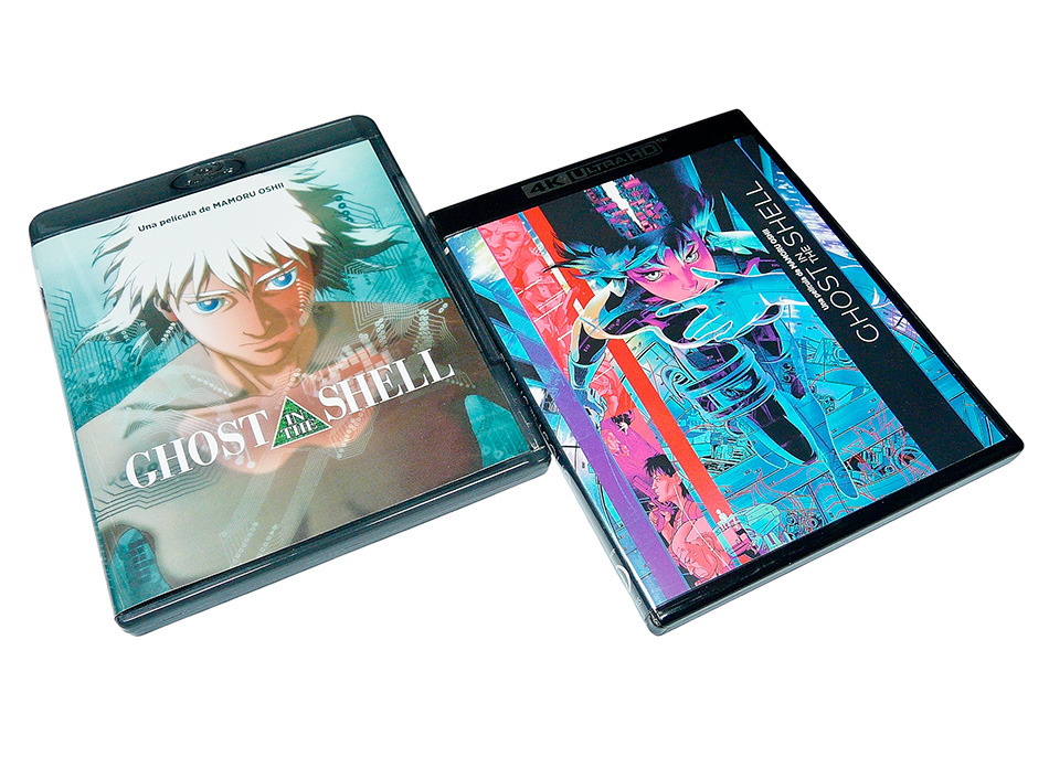 Fotografías de la edición coleccionista de Ghost in the Shell en UHD 4K y Blu-ray 8