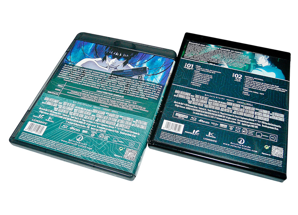 Fotografías de la edición coleccionista de Ghost in the Shell en UHD 4K y Blu-ray 9
