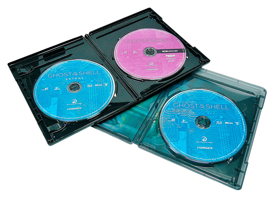 Fotografías de la edición coleccionista de Ghost in the Shell en UHD 4K y Blu-ray 10