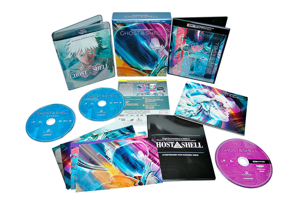 Fotografías de la edición coleccionista de Ghost in the Shell en UHD 4K y Blu-ray 15
