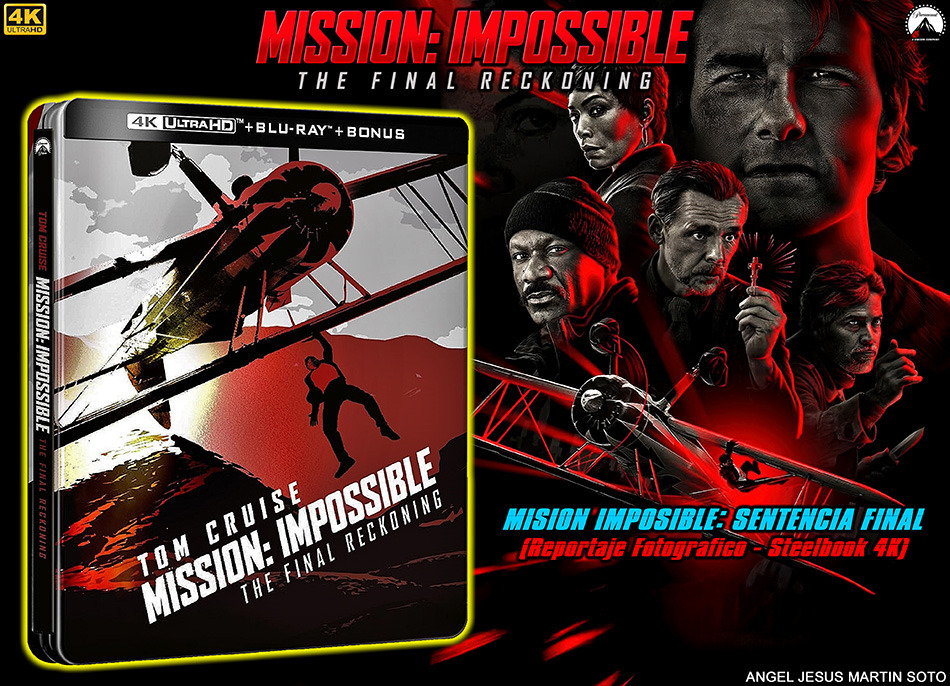 Fotografías del Steelbook de Misión: Imposible - Sentencia Final en UHD 4K y Blu-ray 1