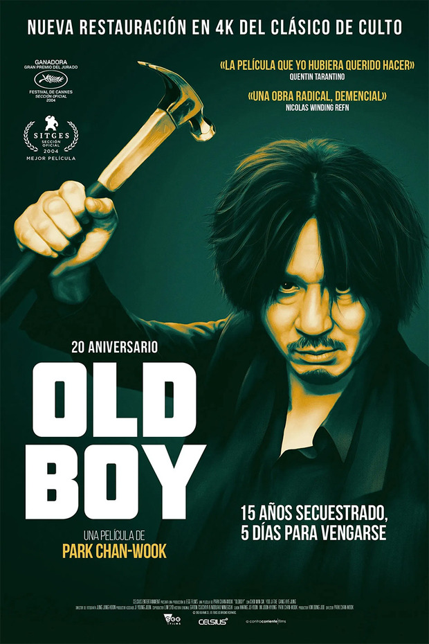 A Contracorriente anuncia una edición especial de Old Boy en UHD 4K