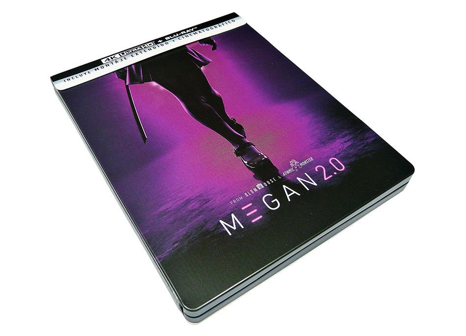 Fotografías del Steelbook de M3GAN 2.0 en UHD 4K y Blu-ray 2