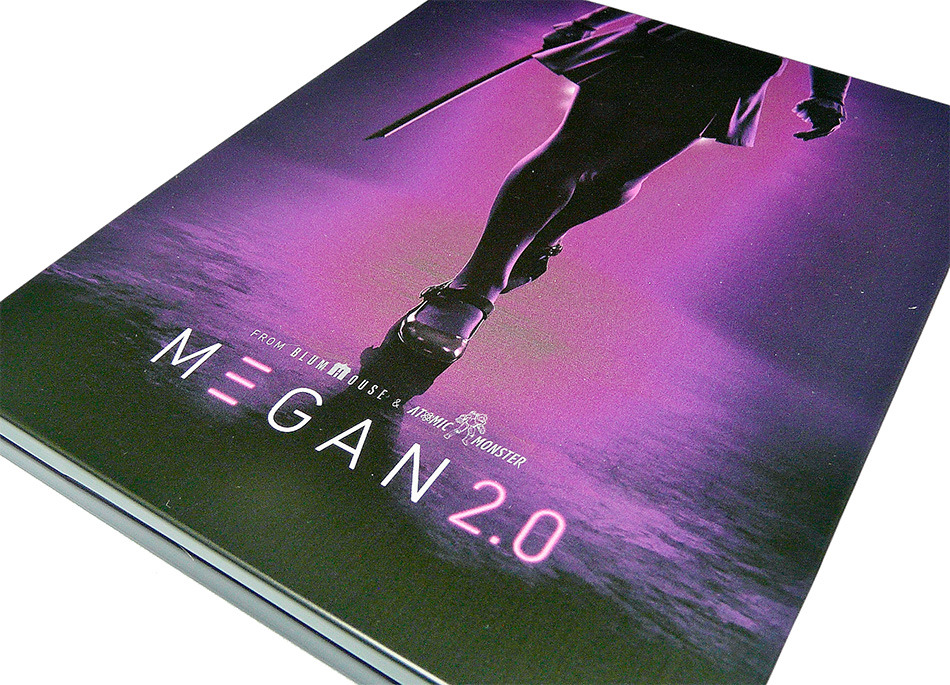 Fotografías del Steelbook de M3GAN 2.0 en UHD 4K y Blu-ray 10