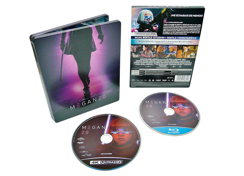 Fotografías del Steelbook de M3GAN 2.0 en UHD 4K y Blu-ray 17