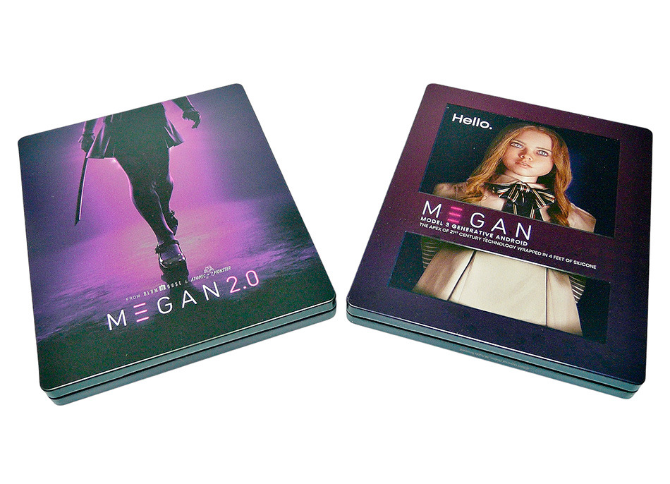 Fotografías del Steelbook de M3GAN 2.0 en UHD 4K y Blu-ray 18