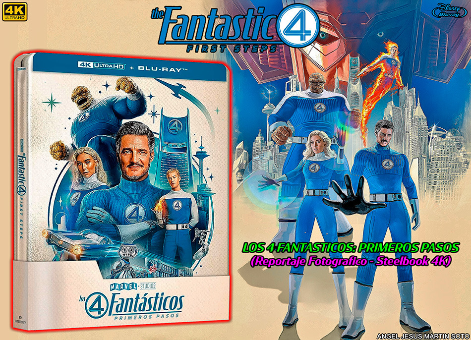 Fotografías del Steelbook de Los 4 Fantásticos: Primeros Pasos en UHD 4K y Blu-ray 1