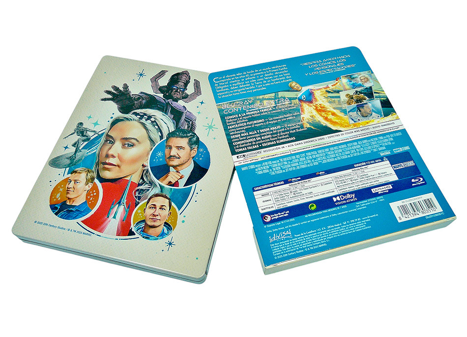 Fotografías del Steelbook de Los 4 Fantásticos: Primeros Pasos en UHD 4K y Blu-ray 6