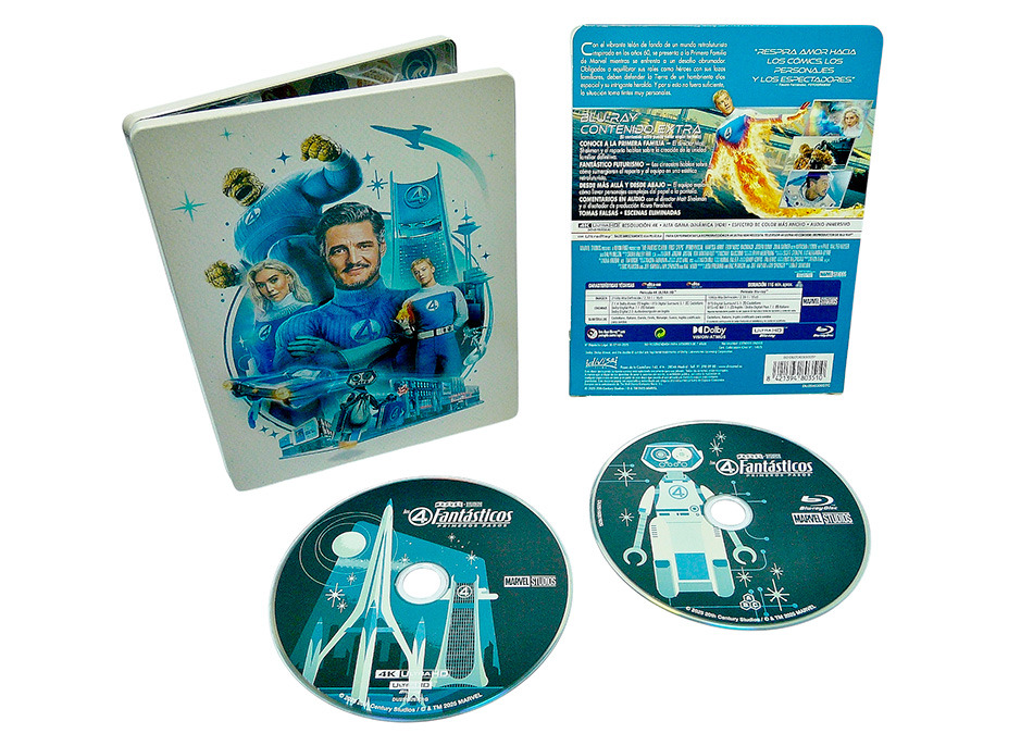 Fotografías del Steelbook de Los 4 Fantásticos: Primeros Pasos en UHD 4K y Blu-ray 17