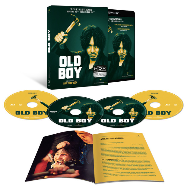 Old Boy - Edición 20 Aniversario Ultra HD Blu-ray 1