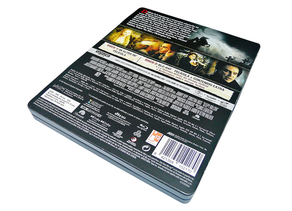 Fotografías del Steelbook de Sleepy Hollow en UHD 4K y Blu-ray 7