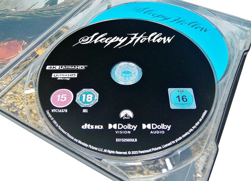 Fotografías del Steelbook de Sleepy Hollow en UHD 4K y Blu-ray 12