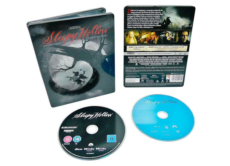 Fotografías del Steelbook de Sleepy Hollow en UHD 4K y Blu-ray 17