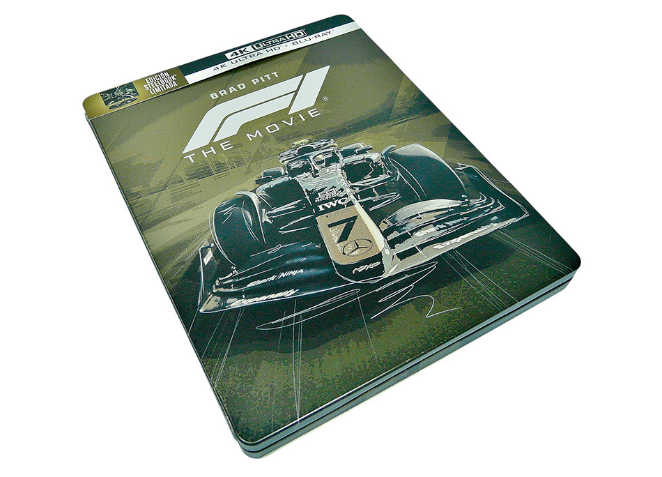 Fotografías del Steelbook de F1: La Película en UHD 4K y Blu-ray 2