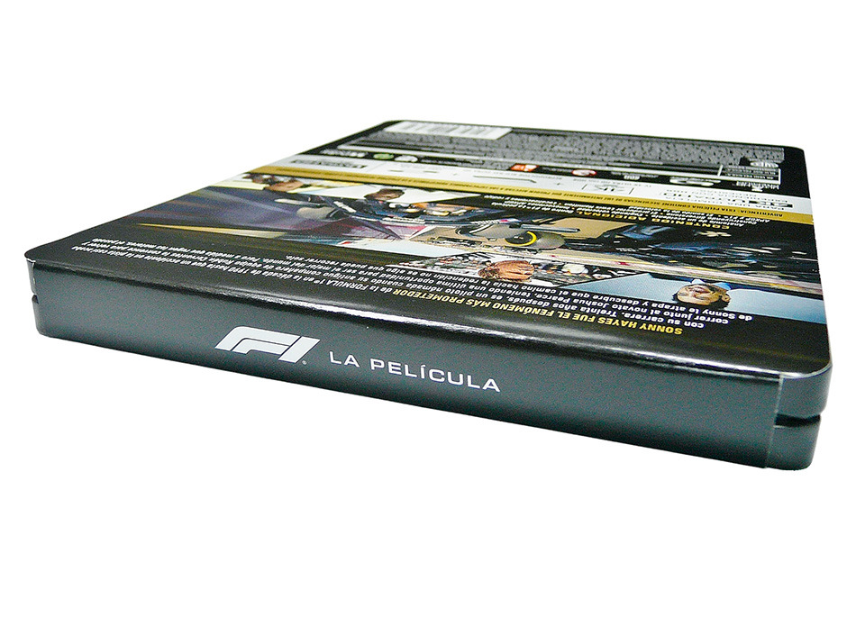 Fotografías del Steelbook de F1: La Película en UHD 4K y Blu-ray 4