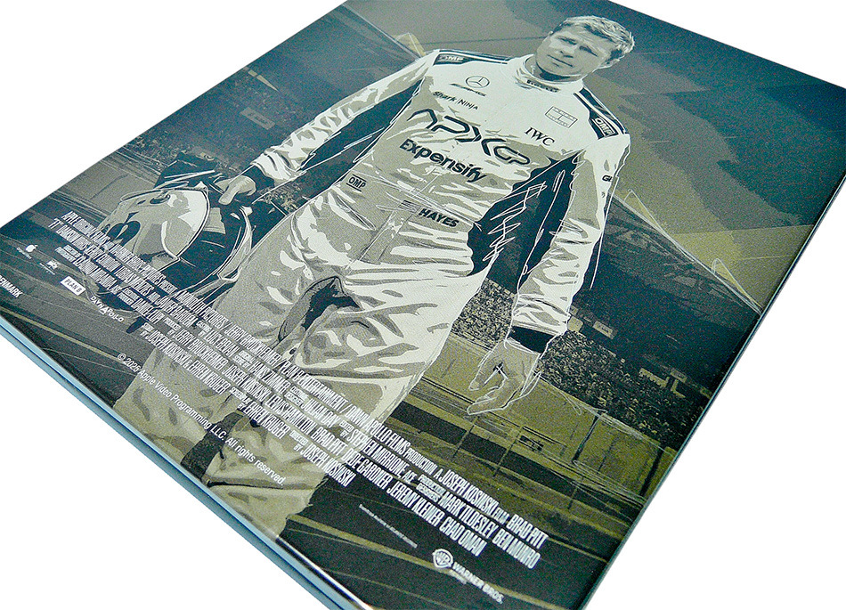 Fotografías del Steelbook de F1: La Película en UHD 4K y Blu-ray 8