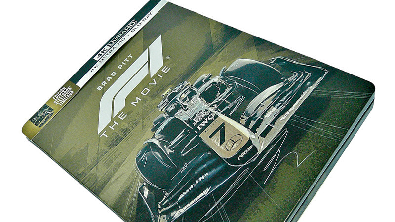 Fotografías del Steelbook de F1: La Película en UHD 4K y Blu-ray