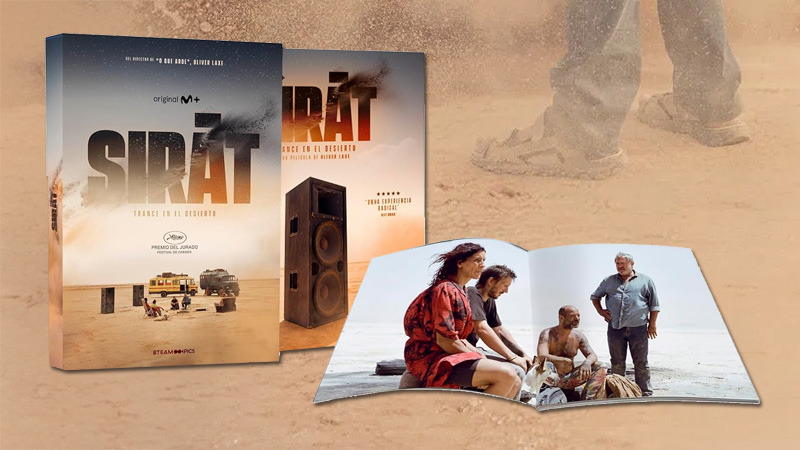 Sirat -dirigida por Óliver Laxe- en Blu-ray con funda y libreto