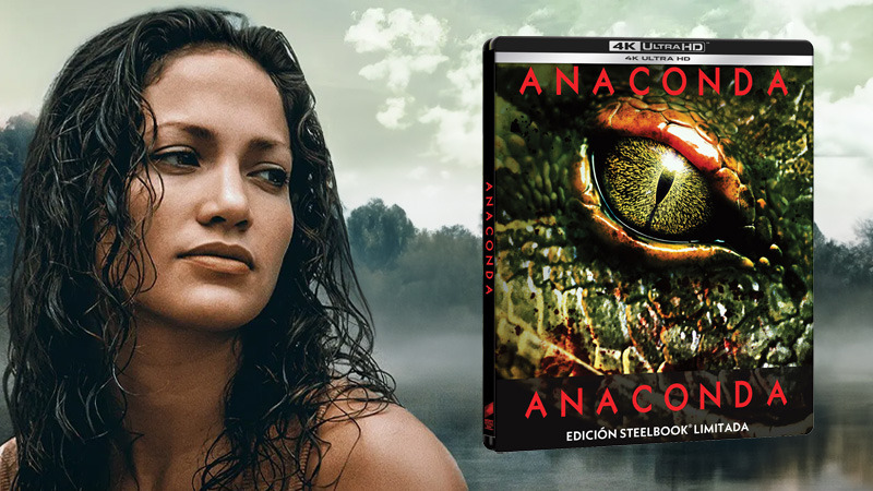 Un Steelbook para la primera edición de Anaconda en UHD 4K