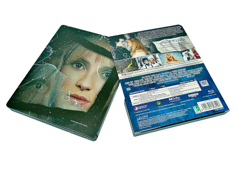 Fotografías del Steelbook de Eduardo Manostijeras en UHD 4K y Blu-ray 6