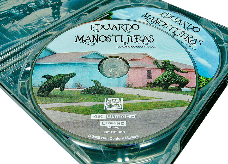 Fotografías del Steelbook de Eduardo Manostijeras en UHD 4K y Blu-ray 12