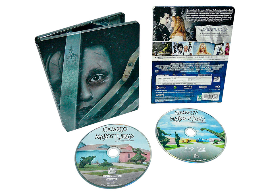 Fotografías del Steelbook de Eduardo Manostijeras en UHD 4K y Blu-ray 17