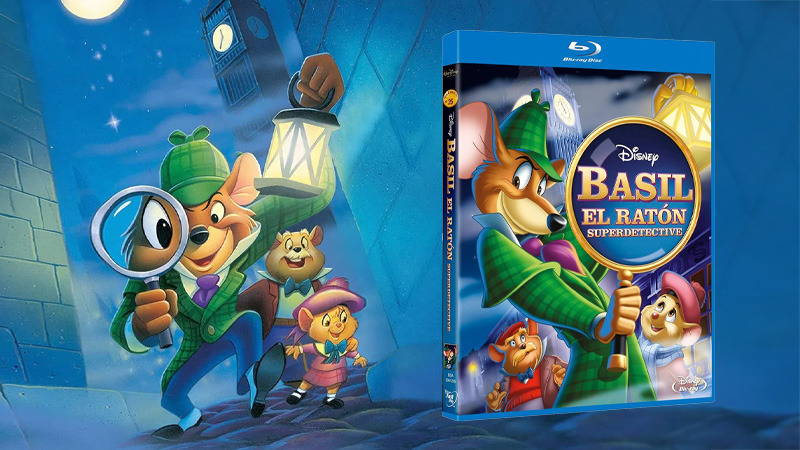 Llega a España al fin el Blu-ray de Basil, el Ratón Superdetective