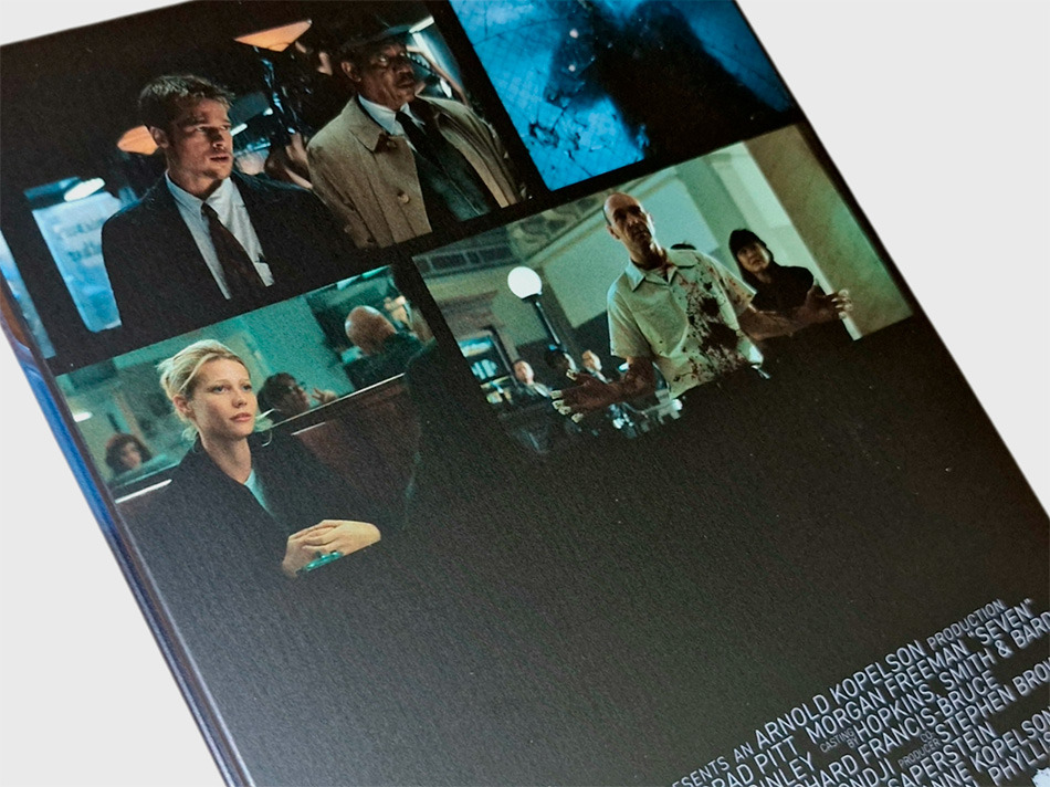 Fotografías del Steelbook de Seven en UHD 4K y Blu-ray 8