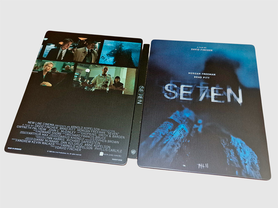 Fotografías del Steelbook de Seven en UHD 4K y Blu-ray 9