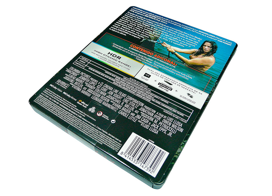 Fotografías del Steelbook de Anaconda en UHD 4K 5