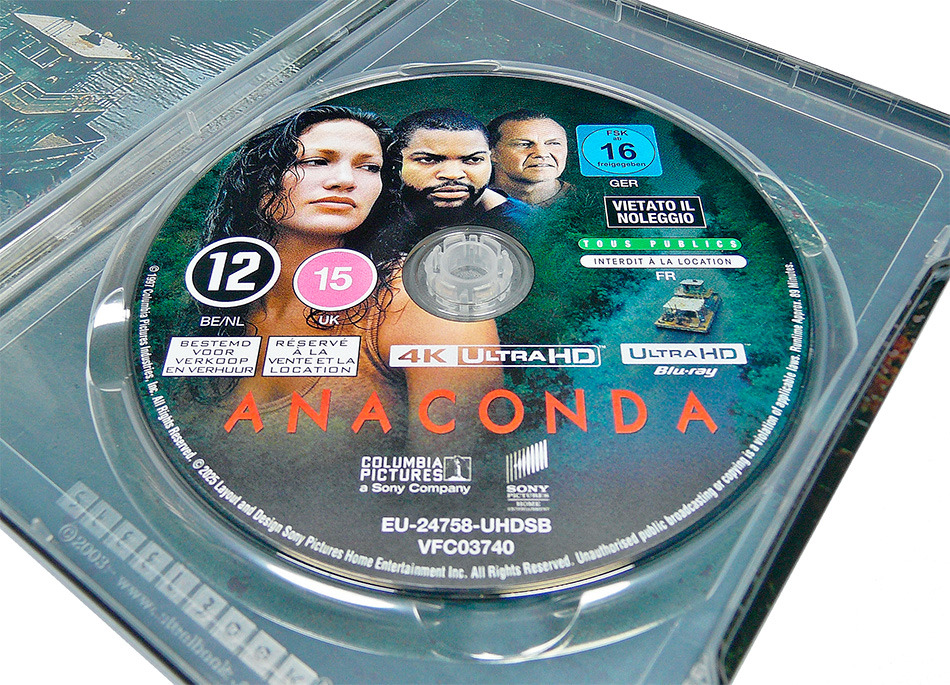 Fotografías del Steelbook de Anaconda en UHD 4K 12
