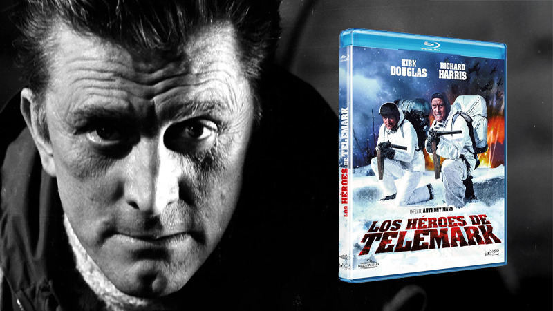 Los Héroes de Telemark en Blu-ray, con Kirk Douglas y Richard Harris