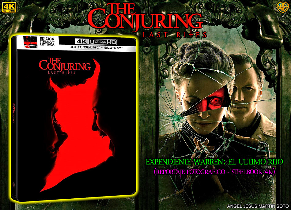 Fotograf&iacute;as del Steelbook de Expediente Warren: El &Uacute;ltimo Rito en UHD 4K y Blu-ray 1