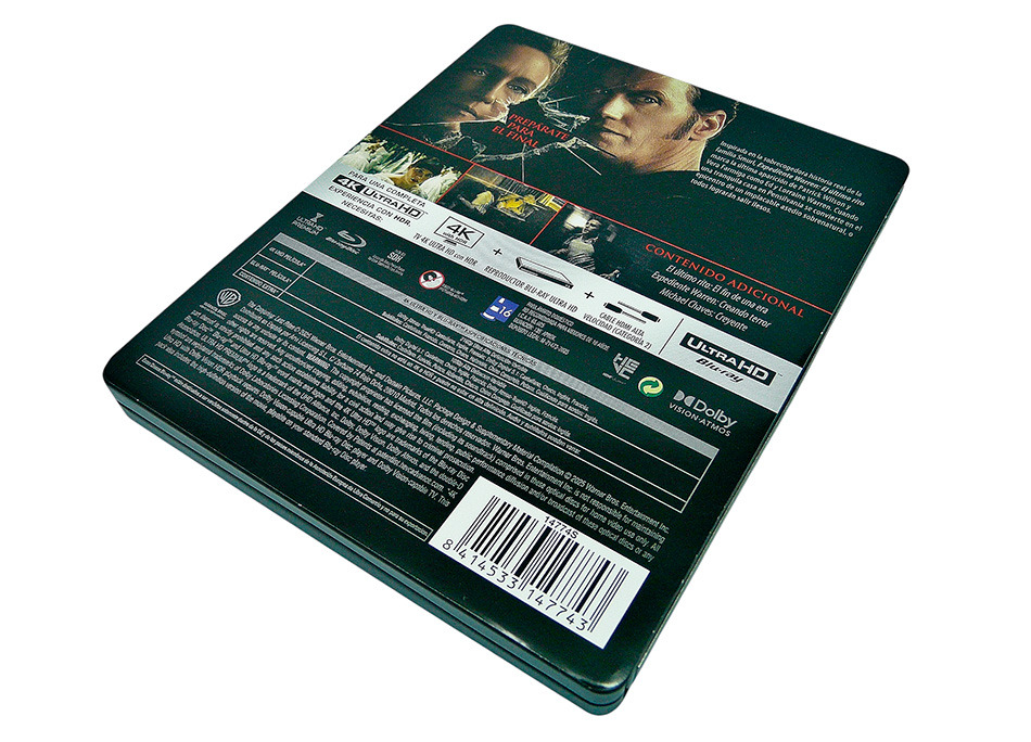 Fotograf&iacute;as del Steelbook de Expediente Warren: El &Uacute;ltimo Rito en UHD 4K y Blu-ray 5