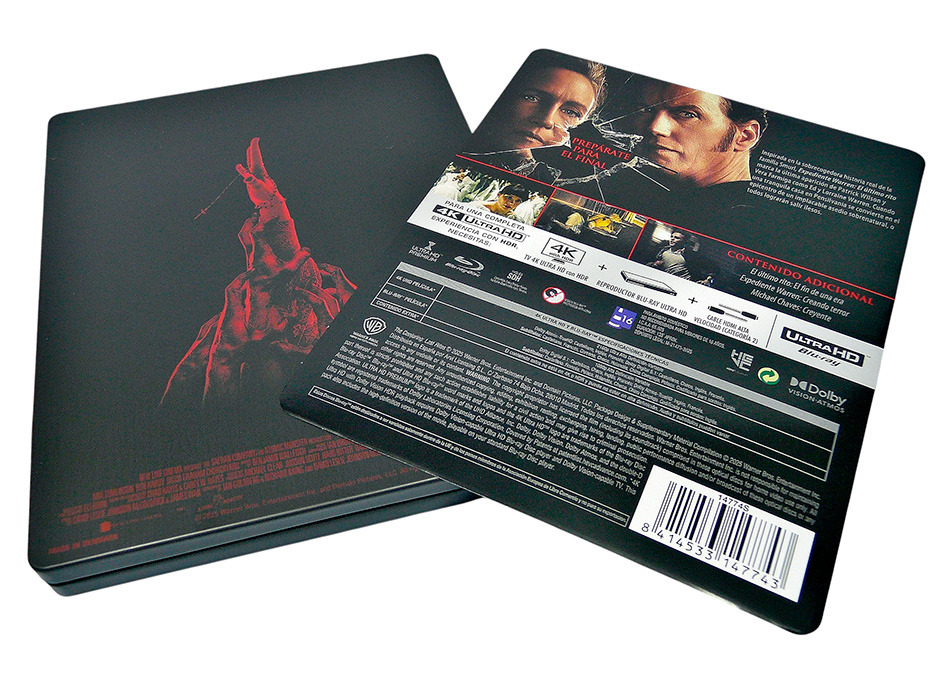 Fotograf&iacute;as del Steelbook de Expediente Warren: El &Uacute;ltimo Rito en UHD 4K y Blu-ray 6