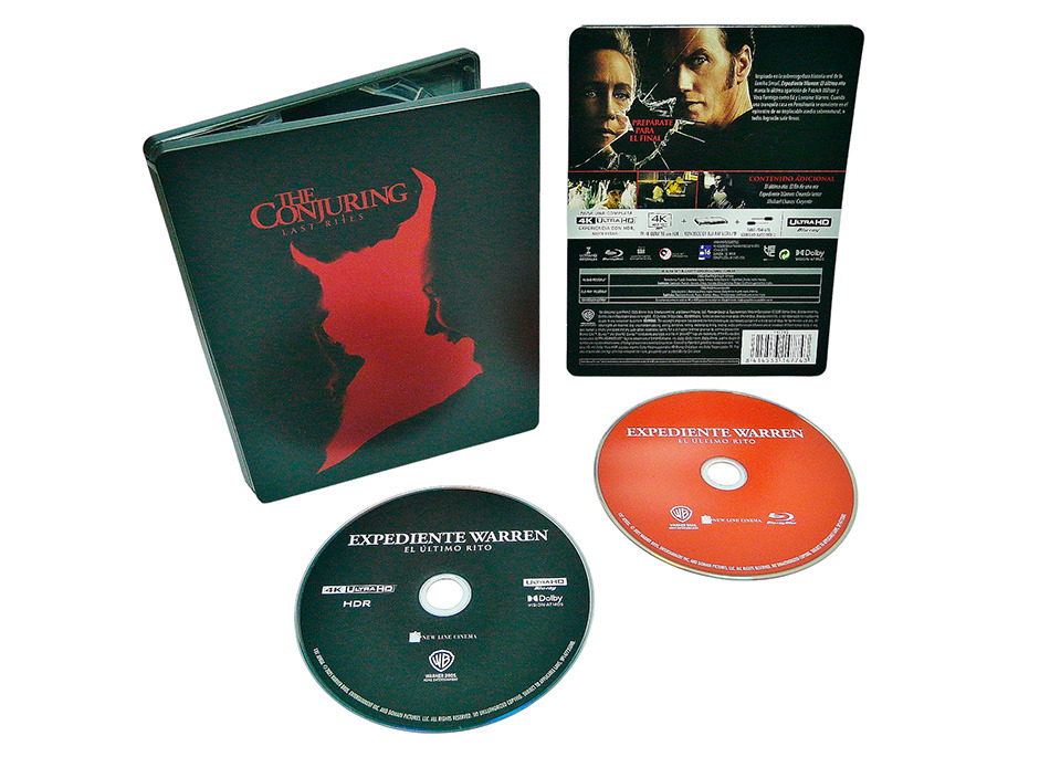 Fotograf&iacute;as del Steelbook de Expediente Warren: El &Uacute;ltimo Rito en UHD 4K y Blu-ray 17