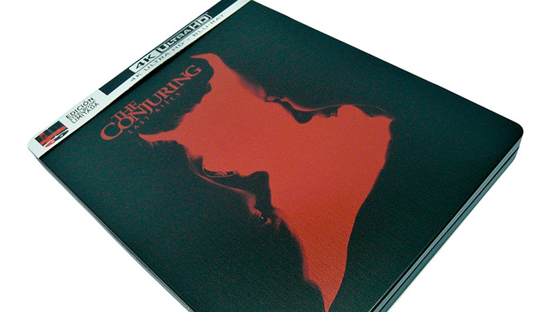 Fotografías del Steelbook de Expediente Warren: El Último Rito en UHD 4K y Blu-ray