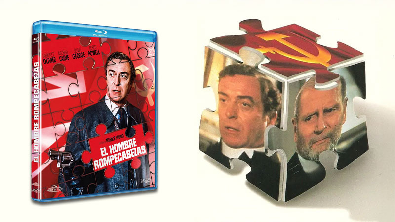 El Hombre Rompecabezas en Blu-ray, con Michael Caine y Laurence Olivier