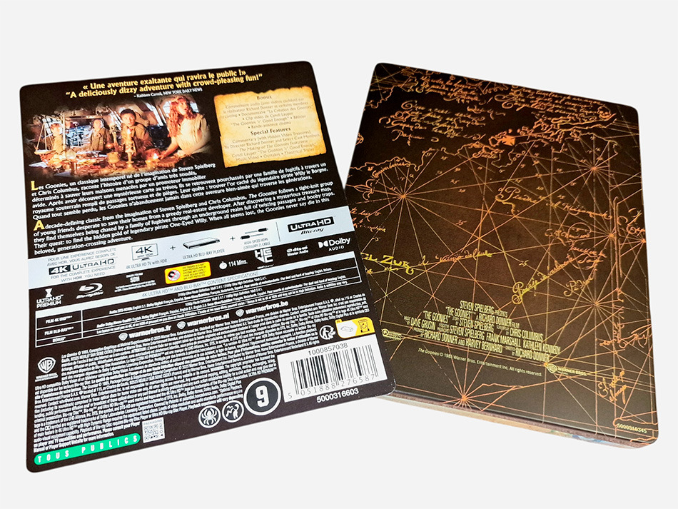 Fotograf&iacute;as del Steelbook de Los Goonies en UHD 4K y Blu-ray (Francia) 4