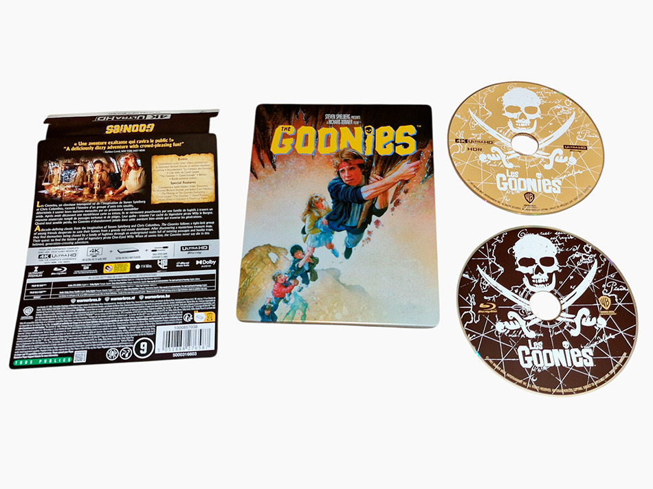 Fotograf&iacute;as del Steelbook de Los Goonies en UHD 4K y Blu-ray (Francia) 16