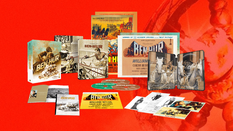 Edición coleccionista con Steelbook del clásico Ben-Hur en UHD 4K