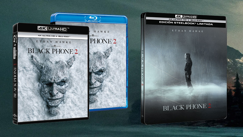 Las ediciones de Black Phone 2 en Blu-ray, UHD 4K y Steelbook
