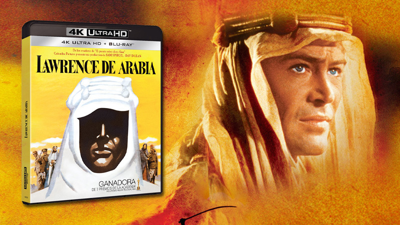 El clásico Lawrence de Arabia en edición sencilla en UHD 4K