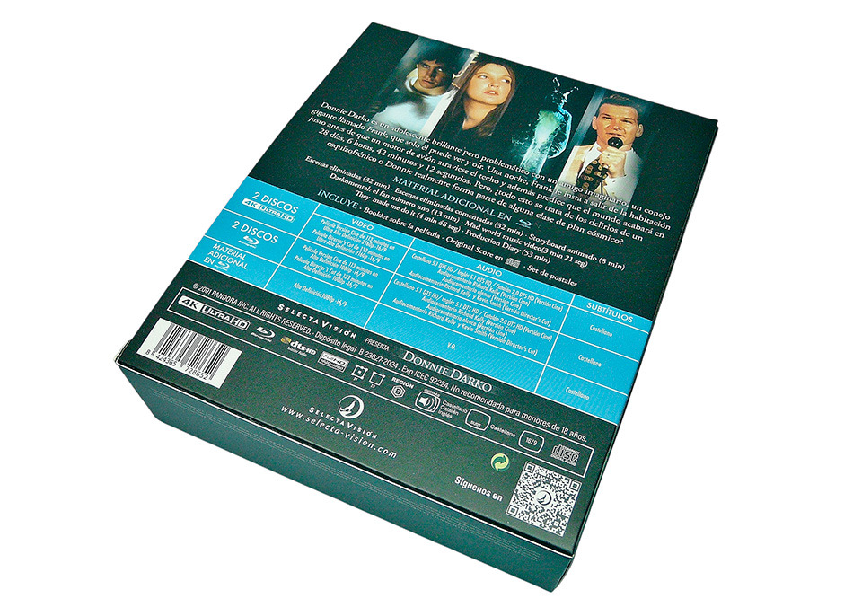 Fotograf&iacute;as de la edici&oacute;n coleccionista de Donnie Darko en UHD 4K y Blu-ray 4